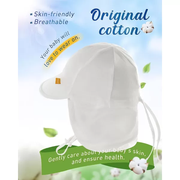 FURTALK Baby Sun Hat UPF 50+ UV Ray Sun Protection Cotton Toddler Hats for Boys Girls…