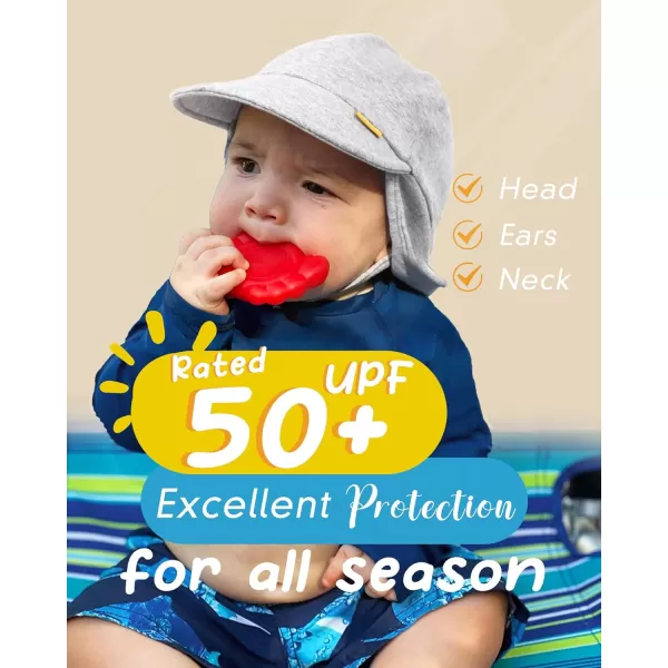 FURTALK Baby Sun Hat UPF 50+ UV Ray Sun Protection Cotton Toddler Hats for Boys Girls…