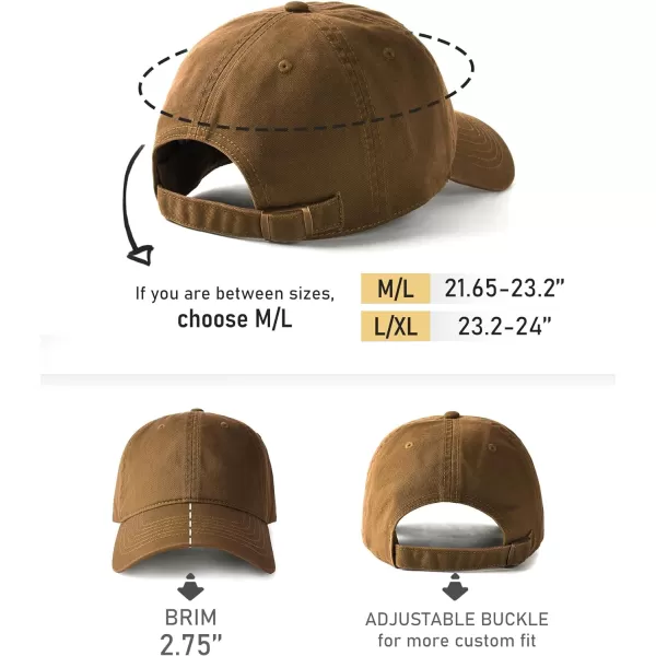 FURTALK Men and Women Vintage Washed Distressed Cotton Baseball Cap Plain Blank Adjustable Classic Baseball Hat Cap
