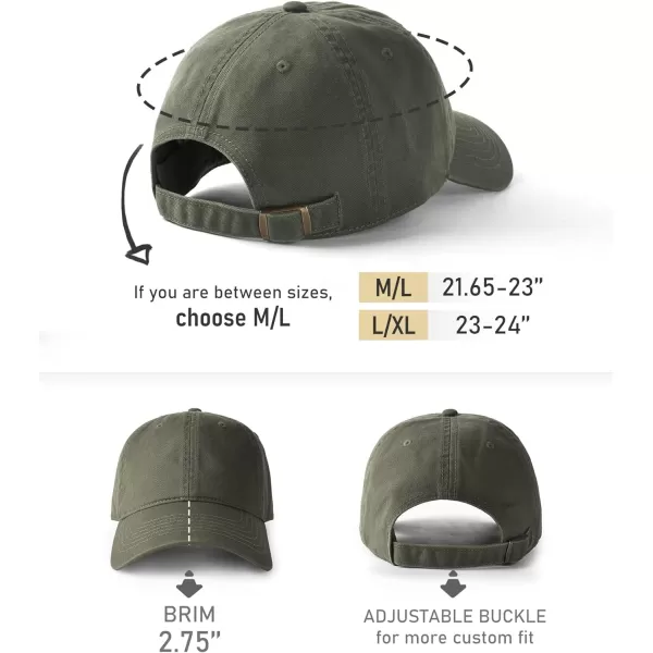 FURTALK Men and Women Vintage Washed Distressed Cotton Baseball Cap Plain Blank Adjustable Classic Baseball Hat Cap