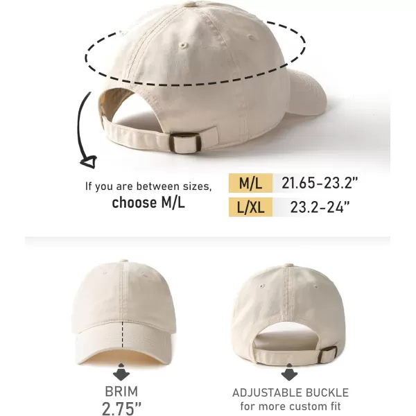 FURTALK Men and Women Vintage Washed Distressed Cotton Baseball Cap Plain Blank Adjustable Classic Baseball Hat Cap