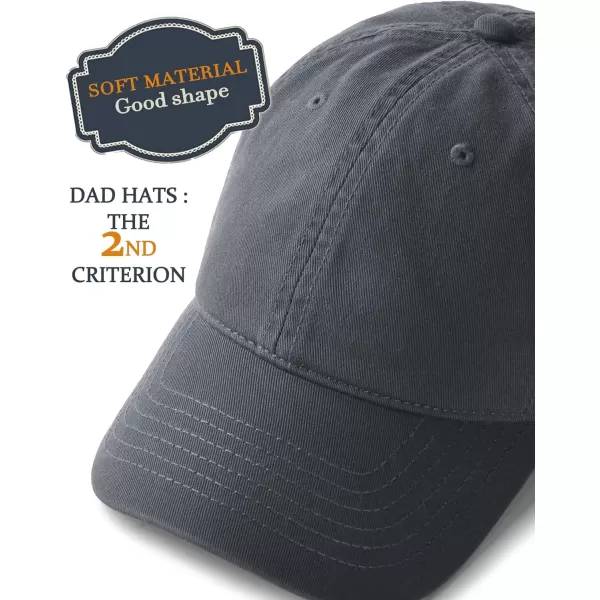 FURTALK Men and Women Vintage Washed Distressed Cotton Baseball Cap Plain Blank Adjustable Classic Baseball Hat Cap