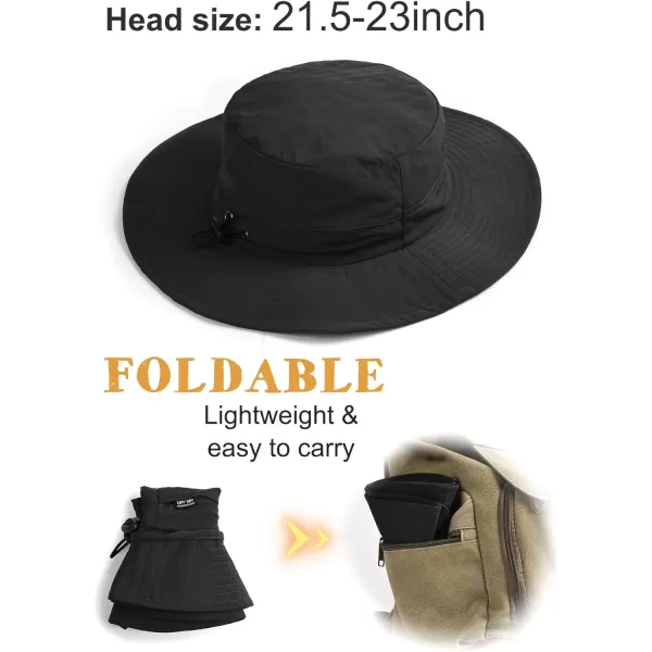 FURTALK Sun Hats for Women with Ponytail Hole Wide Brim Outdoor Hat UPF 50+Packable Summer Beach Hiking Fishing Hats