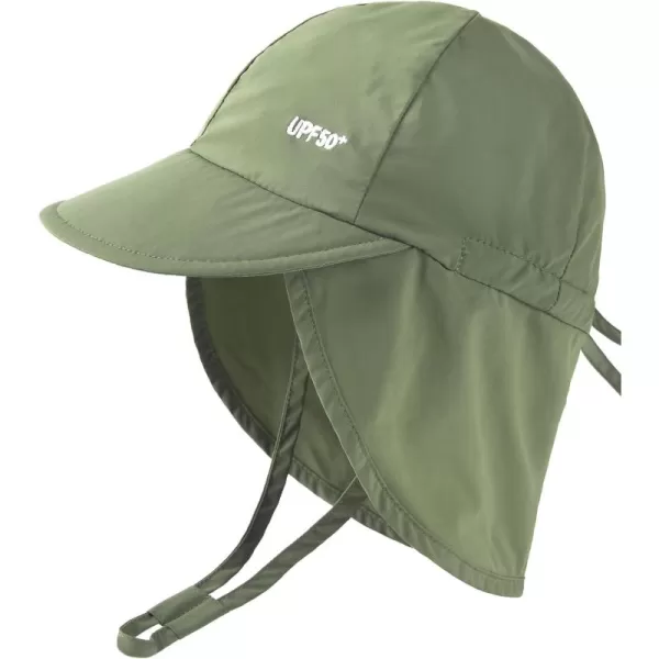 FURTALK Baby Sun Hat UPF 50+ Adjustable Baby Boys Girls Quick Drying Summer Beach Hat with Neck Flap for Traveling Swim Hat
