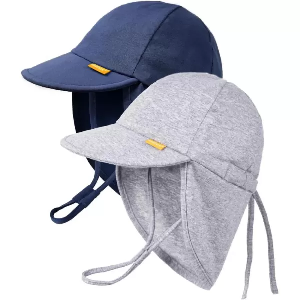 FURTALK Baby Sun Hat UPF 50+ UV Ray Sun Protection Cotton Toddler Hats for Boys Girls…