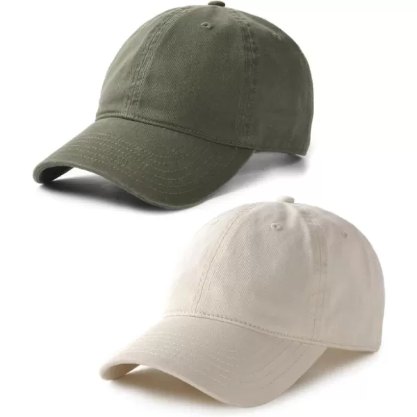FURTALK Men and Women Vintage Washed Distressed Cotton Baseball Cap Plain Blank Adjustable Classic Baseball Hat Cap