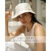 imageFURTALK Bucket Hats for Women Washed Cotton Packable Summer Beach Sun Hats Mens Womens Bucket Hat with Strings for TravelBeige
