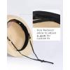 imageFURTALK Fedora Straw Sun Hat for Men Women Foldable Roll Up Short Brim Trilby Hat Panama Beach Hat UPF 50Beige