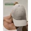 imageFURTALK Men and Women Vintage Washed Distressed Cotton Baseball Cap Plain Blank Adjustable Classic Baseball Hat CapStone