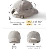 imageFURTALK Men and Women Vintage Washed Distressed Cotton Baseball Cap Plain Blank Adjustable Classic Baseball Hat CapStone