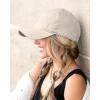 imageFURTALK Unisex Vintage Washed Unstructured Baseball Cap 100 Washed Cotton Soft Cap Adjustable Unisex Baseball Hat Dad HatBeige