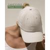 imageFURTALK Unisex Vintage Washed Unstructured Baseball Cap 100 Washed Cotton Soft Cap Adjustable Unisex Baseball Hat Dad HatBeige