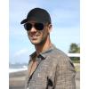 imageFURTALK Unisex Vintage Washed Unstructured Baseball Cap 100 Washed Cotton Soft Cap Adjustable Unisex Baseball Hat Dad HatBlack