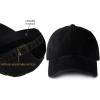 imageFURTALK Unisex Vintage Washed Unstructured Baseball Cap 100 Washed Cotton Soft Cap Adjustable Unisex Baseball Hat Dad HatBlack