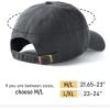 imageFURTALK Unisex Vintage Washed Unstructured Baseball Cap 100 Washed Cotton Soft Cap Adjustable Unisex Baseball Hat Dad HatGrey