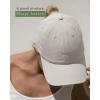 imageFURTALK Unisex Vintage Washed Unstructured Baseball Cap 100 Washed Cotton Soft Cap Adjustable Unisex Baseball Hat Dad HatStone