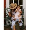 imageFURTALK Womens Mens Wide Brim Straw Panama Hat Fedora Summer Beach Sun Hat UPF Straw Hat for WomenKhakiBrown