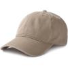 imageFURTALK Unisex Vintage Washed Unstructured Baseball Cap 100 Washed Cotton Soft Cap Adjustable Unisex Baseball Hat Dad HatLight Khak