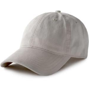 imageFURTALK Men and Women Vintage Washed Distressed Cotton Baseball Cap Plain Blank Adjustable Classic Baseball Hat CapStone