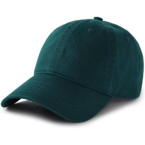 imageFURTALK Unisex Vintage Washed Unstructured Baseball Cap 100 Washed Cotton Soft Cap Adjustable Unisex Baseball Hat Dad HatForest Green
