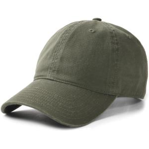 imageFURTALK Unisex Vintage Washed Unstructured Baseball Cap 100 Washed Cotton Soft Cap Adjustable Unisex Baseball Hat Dad HatGreen