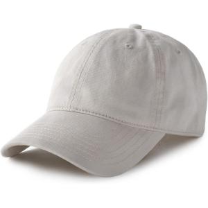 imageFURTALK Unisex Vintage Washed Unstructured Baseball Cap 100 Washed Cotton Soft Cap Adjustable Unisex Baseball Hat Dad HatStone