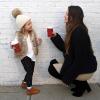 imageFURTALK Kids Winter Hat Toddler Knitted Pom Beanie Hat Cotton Lined Faux Fur Pom Pom Cap Baby Girls Boys Beanies01 Beige With Raccoon Pom