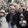 imageFURTALK Kids Winter Hat Toddler Knitted Pom Beanie Hat Cotton Lined Faux Fur Pom Pom Cap Baby Girls Boys Beanies01 Beige With Raccoon Pom