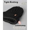 imageFURTALK Kids Winter Hat Toddler Knitted Pom Beanie Hat Cotton Lined Faux Fur Pom Pom Cap Baby Girls Boys Beanies02 Black With Raccoon Pom