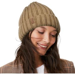 imageFURTALK Winter Hats for Women Fleece Lined Beanie Knit Chunky Womens Snow CapCoffee
