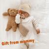 imageFURTALK Baby Beanie Cute Toddler Winter Hat Knit Boys Girls Warm 2 Pack Kids Embroidered Beanies Cap for 08 YearsBeigecamel