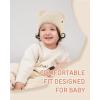 imageFURTALK Baby Beanie Winter Hat with Bear Ear for Infant Toddler Boys Girls Soft Knitted Skull CapBeigepinkcaramel