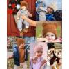 imageFURTALK Baby Beanie Winter Hat with Bear Ear for Infant Toddler Boys Girls Soft Knitted Skull CapDark Greykhakicaramel
