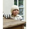 imageFURTALK Baby Beanie Winter Warm Hats Fleece Lined with Earflap Cute Knit Kids CapsBlackbeige