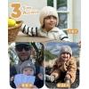 imageFURTALK Baby Beanie Winter Warm Hats Fleece Lined with Earflap Cute Knit Kids CapsGreygreen