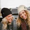 imageFURTALK Beanie Hat for Men Women Winter Hats for Women Men Soft Warm Unisex Cuffed Beanie Knitted Skull CapAablack