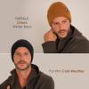 imageFURTALK Beanie Hat for Men Women Winter Hats for Women Men Soft Warm Unisex Cuffed Beanie Knitted Skull CapAablack