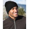 imageFURTALK Beanie Hat for Men Women Winter Hats for Women Men Soft Warm Unisex Cuffed Beanie Knitted Skull CapAablack