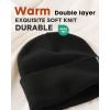 imageFURTALK Beanie Hat for Men Women Winter Hats for Women Men Soft Warm Unisex Cuffed Beanie Knitted Skull CapAablack
