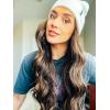 imageFURTALK Beanie Hat for Men Women Winter Hats for Women Men Soft Warm Unisex Cuffed Beanie Knitted Skull CapCream White
