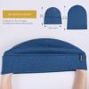 imageFURTALK Beanie Hat for Men Women Winter Hats for Women Men Soft Warm Unisex Cuffed Beanie Knitted Skull CapDark Blue