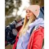 imageFURTALK Beanie Hat for Men Women Winter Hats for Women Men Soft Warm Unisex Cuffed Beanie Knitted Skull CapLight Pink