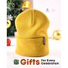 imageFURTALK Beanie Hat for Men Women Winter Hats for Women Men Soft Warm Unisex Cuffed Beanie Knitted Skull CapYellow