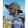 imageFURTALK Sun Hats for Men Women Packable Wide Brim Summer UV Protective Bucket Hat UPF 50 Hat for Fishing HikingArmy Green