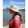 imageFURTALK Sun Hats for Men Women Packable Wide Brim Summer UV Protective Bucket Hat UPF 50 Hat for Fishing HikingBeige