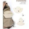 imageFURTALK Sun Hats for Men Women Packable Wide Brim Summer UV Protective Bucket Hat UPF 50 Hat for Fishing HikingBeige