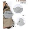 imageFURTALK Sun Hats for Men Women Packable Wide Brim Summer UV Protective Bucket Hat UPF 50 Hat for Fishing HikingLight Grey