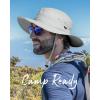 imageFURTALK Sun Hats for Men Women Packable Wide Brim Summer UV Protective Bucket Hat UPF 50 Hat for Fishing HikingLight Grey