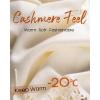 imageFURTALK Winter Scarf for Women Pashmina Shawl Wraps Cashmere Feel Warm Fashion Blanket Scarves03cream