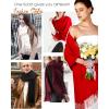 imageFURTALK Winter Scarf for Women Pashmina Shawl Wraps Cashmere Feel Warm Fashion Blanket Scarves15red